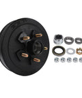 Genuine Heavy Duty 10 Inch Trailer Brake Hub Drum With 5 Bolts And 5 On 4.5 Inch Pattern For 3500 Lbs Trailers Anti Corrosion Hub Assembly parts.