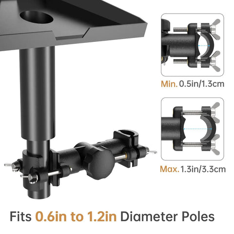 Starlink Gen 3 RV Mount Kit With 360 Degree Rotating Pole Adapter And Length Adjustable Pole For High Speed Internet On RVs Motorcycles Fences Deck Rails Flagpoles Rooftops