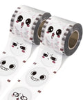 Cup Sealing Machine For Coffee Shops And Milk Tea Bars Includes Two Rolls Of Sealing Film with cartoon faces