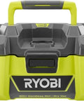 18V One Plus 3 Gallon Wet Dry Vacuum and Blower With Accessory Storage, Cordless Lightweight Cleanup Powerhouse, Green Renewed