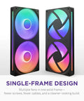 Keep Your Rig Ice Cold With This Dope 240MM AIO CPU Cooler featuring sleek dual RGB fans in a single-frame design.