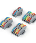 Wire Cable Connectors With Fix Hole Universal Compact Wiring Terminal Block For No Fuss Docking And Quick Electric Fixes 2 Piece 22G