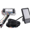 1000W 38A Electric Bike Brushless Motor Controller with TFT Screen and LCD Display 60V cables and connections close-up