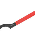 Heavy Duty ER32 Collet Wrench Made From High Speed Steel For Lathe Machines With 48-52HRC, red grip, 23cm long spanner.
