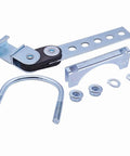Get These Super Heavy Duty 3 Inch Swivel Exhaust Hangers With Reinforced Saddle U-Bolt Clamps To Securely Mount Your Muffler On Any Universal Tailpipe Setup Without Messy Mods. 3-inch steel exhaust hanger kit with U-bolt and hardware