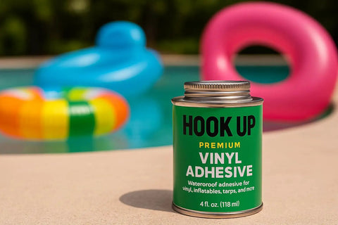 Heavy Duty Vinyl Contact Cement Adhesive Waterproof Fast Dry Glue For Pools Inflatables PVC Air Mattresses Tarps Boats Rafts