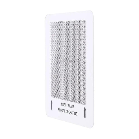 2 Pack Ceramic Ozone Plates For 4.5 Inch By 4.5 Inch Air Purifiers Replacement Parts, close-up of white ceramic plate