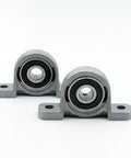 Beefy Zinc Pillow Block Bearing Bracket Fits 8mm Shaft Motors and Engines with Smooth Rotation and Strong Wear Resistance Works for Heavy Loads Garage Repairs and Shops 10 Pack of Sweet Value Units for Quick Fixes, 8mm zinc pillow block bearings