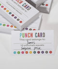 Punch Card Loyalty Pack Of 200 For Kids And Students Reward Cards For Classroom Behavior Incentives Teachers Can Use For Chores At Home Or For Grades Office Boost showing multicolor punch card design with numbers.