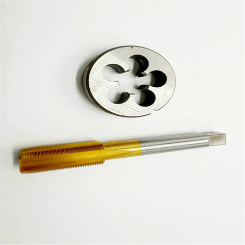 Top Notch Stainless Steel Tap And Die Set With Durable Coating For Machining, Metalworking, And Hand Use Includes Fine Thread Options Case Is Perfect For Pros And DIYers. tap and die shown