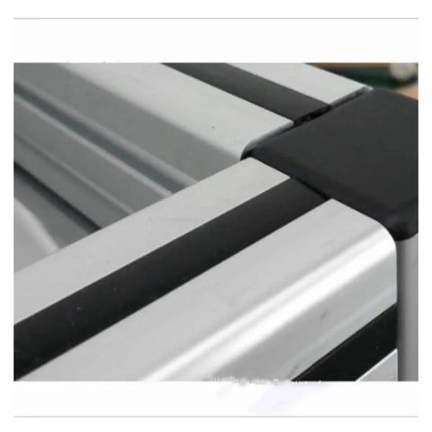 European Standard End Cap Cover Aluminum Profile Cover Plate For Industrial Frame CNC Machines Gray EU 2080 on aluminum extrusion profiles