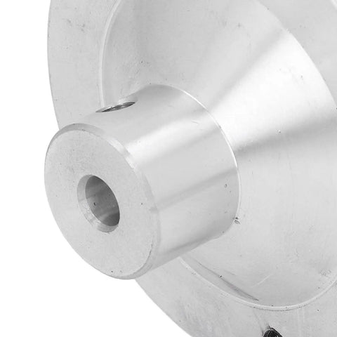 Close-up of Mini Lathe Handwheel With Handle CNC Aluminum Alloy 79x36mm 8mm Inner Hole Replacement for CJ18 CJ0618A 0618-3B 7x-series