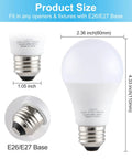 Ultra Bright LED Garage Door Opener Bulbs 1500 Lumens A19 E26 Base 120V 12W 4000K Cool White minimal interference