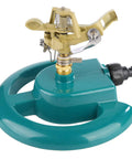 Alloy Base Garden Sprayer with wide spray range and low water use, 21cm diameter, durable plastic, for lawn and field irrigation