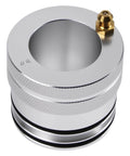 44Mm Wheel Bearing Grease Tool For Polaris RZR And Sportsman Models, aluminum front side view with brass fitting for lubrication
