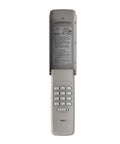 Wireless Garage Door Keypad With Illuminated Backlit Pad, No Wiring Required, Super Easy Install, Gray Exterior Keypad Open View