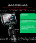 Dual Lens Articulating Borescope With Built In Light For Mechanics And Plumbing, 6mm Camera Snakes, 5Ft Reach, Two Way Viewing Endoscope For Automotive And Industrial Inspections quick start guide