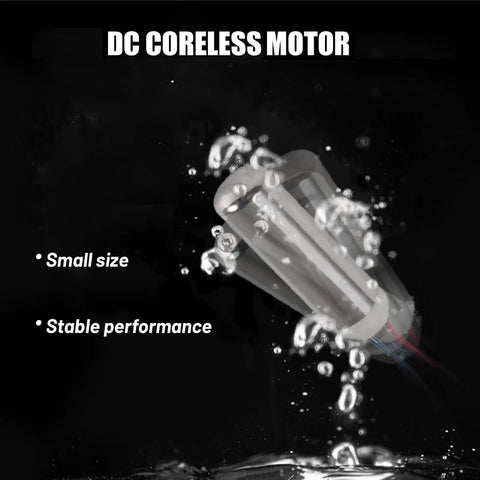 Six Pack DC Coreless Vibration Motors 7x25mm Micro Vibrating Motors waterproof in water splash display