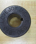 Jaw Coupling With 0.875 Inch Bore And 0.1875 Inch Keyway L-090.875 Model For Smooth Power Transfer In Industrial Machinery Durable Easy To Install Precision Fit For Reliable Drive System, black jaw coupling with keyway