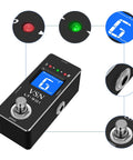 Chromatic Guitar Tuner Pedal With Ultra Fast Highly Accurate Tuning And 1 Cent Precision Pitch Indicator True Bypass for musicians