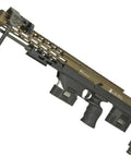 Gas Powered Metal DSR-1 Bullpup Airsoft Rifle In Dark Earth With 6mm Pro-Grade Build And Realistic Blowback, side view