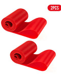 Fat Tire Rim Liner Strips And Rim Tape PVC Inner Tube Protector 26x4.0 Inches, red color, 2 pack, rolled view