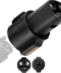 J1772 To Nacs Ev Charging Adapter For Tesla Model 3 Y X S Max 60 Amps Fast Charging Portable Level 2 Connector close-up view.