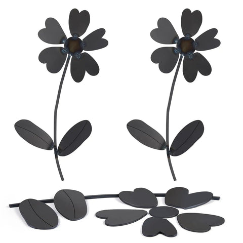 2 Pack Welding Flower Art Kit For Beginners DIY Metal Welding Practice Set With 16 Gauge Stainless Steel Includes MIG TIG Arc Gas Stick Tools Contains Stem Leaves Circle And Petals To Create Two Flowers Great Gift For Crafters And Makers