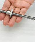 SFK082.5 Miniature Ball Screw With Nut For 3D Printer Linear Motion Kit hand-held close-up
