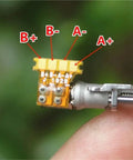 Top Notch Two Phase Four Wire Metal Gearbox Stepper Motor Featuring Five Millimeter Stroke Linear Actuator Design with wiring connections