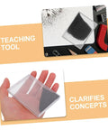 Two Piece Magnetic Field Visualization Kit With Iron Powder And Iron Filings For Science Experiments displayed in classroom.