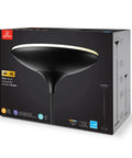 Packaging of Led Floor Lamp Torchiere With Touch Dimming And Memory Function showing a matte black finish