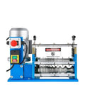 Heavy Duty Electric Wire Stripper Machine 370 Watt High Speed Cable Cutter For Removing Plastic Rubber From Copper Wire Recycling Tool With Multiple Channe - side view showing motor and cutting mechanism.