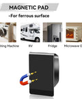 Magnetic Towel Hook Holder Set For Refrigerator And Kitchen Super Strong Magnets Keep Towels Secure for washing machine, RV, fridge, microwave.