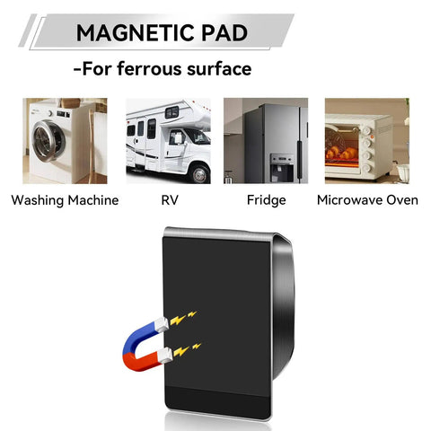 Magnetic Towel Hook Holder Set For Refrigerator And Kitchen Super Strong Magnets Keep Towels Secure for washing machine, RV, fridge, microwave.
