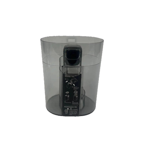 Dreame H14 Vacuum Dust Cup Container Assembly Spare Parts Kit, transparent high-capacity dust cup with assembly instructions visible