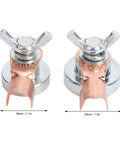 Premium Welding Magnetic Ground Clamps With Super Strong Magnets For Steady Earth Connections On Flat Or Curved Metals, 28mm and 33mm sizes.
