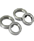 Miniature Bearing Kit 1/10 Replacement Upgrade Deep Groove Ball Bearings For RC Cars Drones Skateboards Inline Skates And Small Motors with four steel bearings