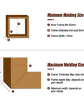 Diagram showing dimensions for Pro Grade Right Angle Spline Jig For Tablesaw And Router Table, Adjustable Corner Dovetail Jig To Strengthen Miter Joints