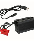 24V 10A Floor Scrubber Charger With SB120 Red Connector For Lead Acid Wet AGM Deep Cycle Batteries No Fuss Plug In