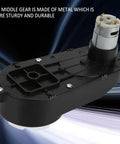 High Speed Universal RS390 Electric Motor For Kids Ride On Cars 6V/12V Drive Engine, showcasing durable black casing.