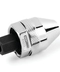 One Quarter Inch Drive Mini Damaged Bolt And Stud Extractor 51013 with three-jaw design, fits 1/64 to 1/4 inch studs, side view.