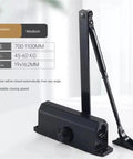 Door Closer Adjustable Speed Soft Closing Holder For 25Kg To 85Kg Doors, Heavy Duty Protective Hardware, Medium Size