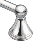 Close-up of Preston Collection Chrome 24 Inch Bathroom Towel Bar Wall Mounted Towel Rack For Bath Or Kitchen No Fuss Easy Install And Coordinating Accessories Sturdy Mounting System