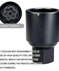 D Wheel Lock Key Lug Nut Tool For Removal And Installation Pro Grade Heavy Duty Anti Theft Wheel Lock Socket Adaptor