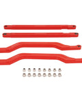 Radius Arm For Polaris RZR XP 1000 And XP 4 1000 Beefed Up High Clearance Rear Boxed Arms Aluminum And 304 Stainless Steel Red Powder Coated Off Road Durable Upgrade, red arms and bushings