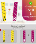 Correct and wrong usage of Heavy Duty Picture Hanging Strips XL 20 Pairs 40 Strips Damage Free Hanging No Nails For Wall Decor