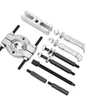 Killer Heavy Duty Bearing Puller Kit 9 Piece Set With Case For Auto Wheel Bearings Separator Extractor Tool For Mechanics And DIY Crews Fixing Cars Made From Premium Steel Build Very Solid For Garage Use, 9-piece steel bearing puller set