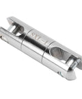Tough As Nails One Ton Cable Pulling Swivel forged from solid stainless steel, 1-ton capacity, shown from a side angle.