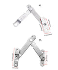Stainless Steel Window Restrictor Stopper For Your Pad Security Keeps Airflow And Light While Lockin Tight No Need To Remove Existing Accessories Easy Install For Bedroom Living Room Or Office with dimensions